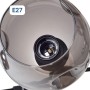 Lampe Suspendue ORION 6" – Plafonnier Design Métal Verre, 6 E27