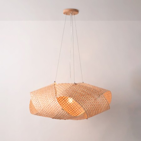 Lampe suspendue en osier "NIDO" - E27