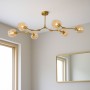 Lampe suspendue articulée "ORION 6" - 6 x E27