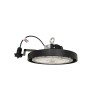 Cloche LED industrielle UFO - CCT réglable de 4000-5700ºK - 200W - Pilote LIFUD - Angle sélectionnable 110º/90º/70º - IP65