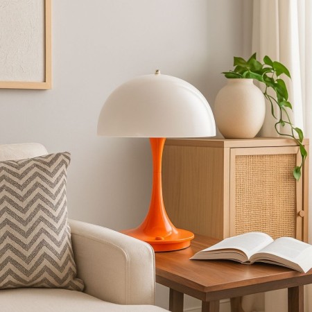 Lampe de table portable à LED CCT réglable de 3000K à 6000K - Tactile - Hémisphérique