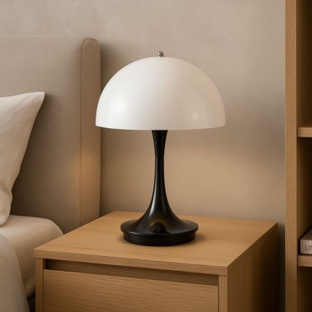 Lampe de table portable à LED CCT réglable de 3000K à 6000K - Tactile - Hémisphérique