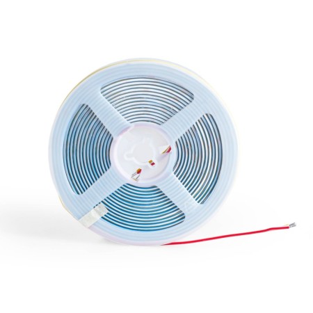 Ruban LED COB Dual white CCT réglable 3000K ou 6000K - 24V DC - 14W/m - 8mm - 600 LED/m - IP20 - 5 mètres