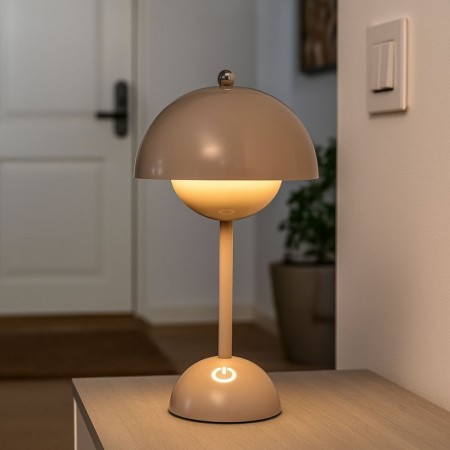 Lampe de table portable LED CCT réglable sur 3 températures de 3000-6000ºK  - Tactile - Ø160 mm