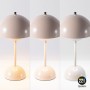 Lampe de table portable LED CCT réglable sur 3 températures de 3000-6000ºK  - Tactile - Ø160 mm