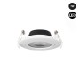 Spot LED encastrable rond extérieur - 7W - CCT réglable sur 3 températures de 3000-6000ºK - 630lm - Découpe Ø70mm - IP54
