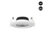 Spot LED encastrable rond pour intérieur - 7W - CCT réglable de 3000K à 6000ºK - DIMMABLE TRIAC - 630lm - Coupe Ø 70mm - IP20
