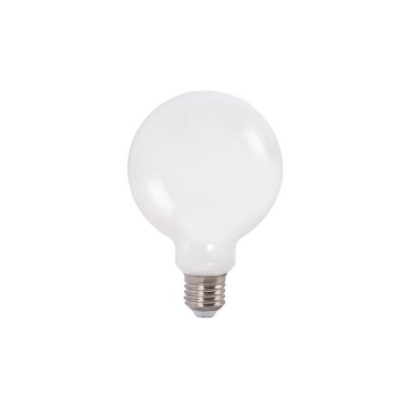 Ampoule LED décorative "Milky" - E27 G95 - 6W - Blanc chaud 3000K