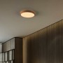 Plafonnier LED circulaire CCT réglable sur 3 températures de 3000-6000ºK - 24W - Couleur bois - Ø40cm