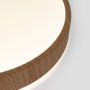 Plafonnier LED circulaire CCT réglable sur 3 températures de 3000-6000ºK - 24W - Couleur bois - Ø40cm