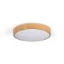 Plafonnier LED circulaire CCT réglable sur 3 températures de 3000-6000ºK - 24W - Couleur bois - Ø40cm