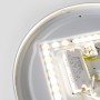 Plafonnier LED circulaire CCT réglable sur 3 températures de 3000-6000ºK - 24W - Couleur bois - Ø40cm