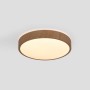 Plafonnier LED circulaire CCT réglable sur 3 températures de 3000-6000ºK - 24W - Couleur bois - Ø40cm