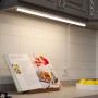 Réglette LED sous meuble cuisine T5 18W CCT réglable sur 3 températures de 3000-6500ºK - 150cm - Opale