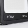 Projecteur LED extérieur 100W noir - Éclairage puissant IP65