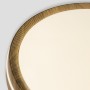 Plafonnier LED rond CCT réglable sur 3 températures de 3000-6000ºK - 24W - Effet latéral - Couleur bois Ø40cm