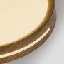 Plafonnier LED rond CCT réglable sur 3 températures de 3000-6000ºK - 24W - Effet latéral - Couleur bois Ø40cm
