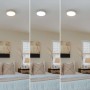Plafonnier LED rond CCT réglable sur 3 températures différentes de 3000-6000ºK en saillie 30W - Ø40cm - 2000lm - IP20