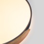 Plafonnier LED rond CCT réglable sur 3 températures différentes de 3000-6500ºK en bois et polycarbonate - 36W - ø50cm - IP22