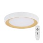 Plafonnier LED décoratif 30W - CCT réglable sur 3 températures différentes de 3000-6000ºK - Télécommande Finition blanche