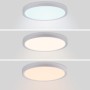 Plafonnier LED rond CCT réglable sur 3 températures différentes de 3000-6500ºK 24W - IP40