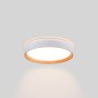 Plafonnier LED rond CCT réglable sur 3 températures différentes de 3000-6000ºK 24W - Effet bois - Ø40cm