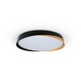Plafonnier LED rond CCT réglable sur 3 températures différentes de 3000-6500ºK 36W - Effet bois - ø50cm - IP22