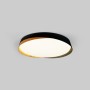 Plafonnier LED rond CCT réglable sur 3 températures différentes de 3000-6500ºK 36W - Effet bois - ø50cm - IP22
