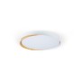 Plafonnier LED rond CCT réglable sur 3 températures différentes de 3000-6500ºK 24W - Effet bois - ø40cm - IP22