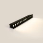 Spot LED linéaire encastré 30W - UGR18 - IRC90 - Puce OSRAM - Noir