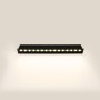 Spot LED linéaire encastré 30W - UGR18 - IRC90 - Puce OSRAM - Noir