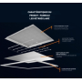 Panneau encastré Backlit à LED 60x60cm - 40W - 100lm/W - Driver flicker free - UGR22 - IP40
