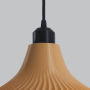 Suspension « Vita » Beige/Rosace de plafond noire/Câble noir