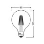 Ampoule LED Ledvance/Osram "Classique" E27 11W 1521Lm 4000K 300º IP20 Dimmable