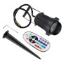 Projecteur LED de jardin avec piquet 5W 60º IP65 RGBW Finition noire avec télécommande