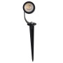 Projecteur LED de jardin avec piquet 5W 60º IP65 3000K Finition noire