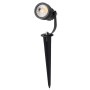 Projecteur LED de jardin avec piquet 5W 60º IP65 3000K Finition noire