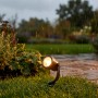 Projecteur LED de jardin avec piquet 5W 60º IP65 3000K Finition noire
