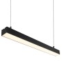 Luminaire Linéaire LED Philips 2835 60Cm 20W 2700ºK IP40 Finition Noire