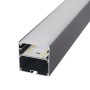Luminaire Linéaire LED Philips 2835 150Cm 50W 2700ºK IP40 Finition Noire
