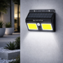 Applique murale solaire LED "Lumiastra" IP65 avec capteur - batterie : 3,7 V 1 200 Ma - 6000K