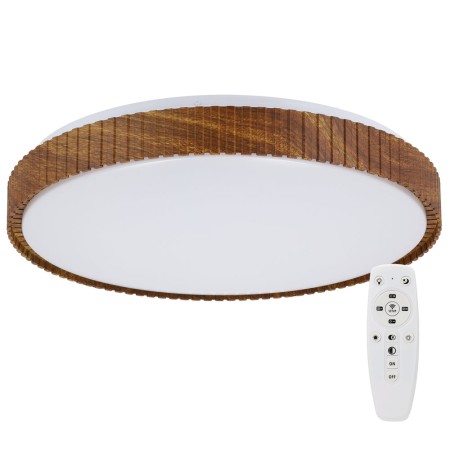 Plafonnier LED décoratif 40W CCT réglable sur 3 températures différentes de 3000-6000ºK - Télécommande