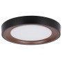 Plafonnier LED décoratif 30W - CCT réglable sur 3 températures différentes de 3000-6000ºK - Télécommande Finition noire
