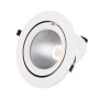 Spot LED Downlight encastrable circulaire 40W 6000Lm Orientable 40 000H