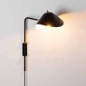 Applique design "Halo Wall" avec douille - E27