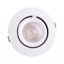 Spot LED Downlight encastrable 15W 2550Lm Circulaire Orientable 40 000H