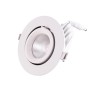 Spot LED Downlight encastrable 15W 2550Lm Circulaire Orientable 40 000H