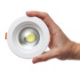 Spot LED Downlight circulaire encastrable 7W 980Lm Anti-éblouissant UGR19 40 000H