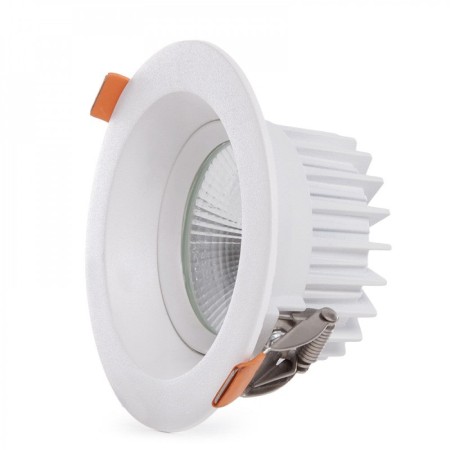 Spot LED Downlight encastrable circulaire 9W 1260Lm Anti-éblouissant UGR19 40 000H