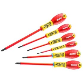Jeu de 6 tournevis cruciformes et plats isolés 1000V